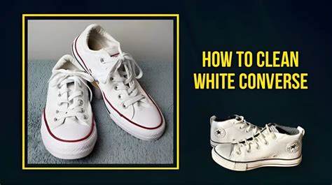 how do you clean white converse